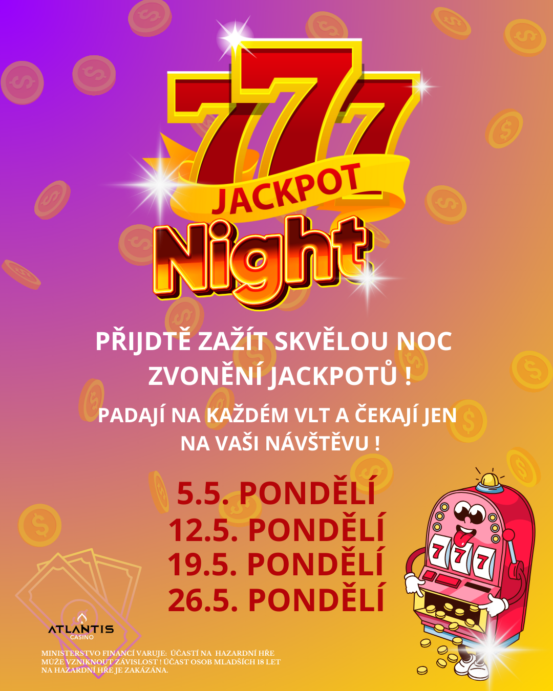 Jackpot Nights - květen 2025